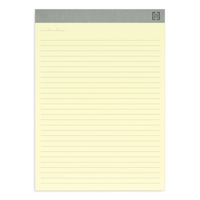 Notepads, Wide/Legal Rule, (50) Canary Yellow 8.5 x 11 Sheets, 12/Pack