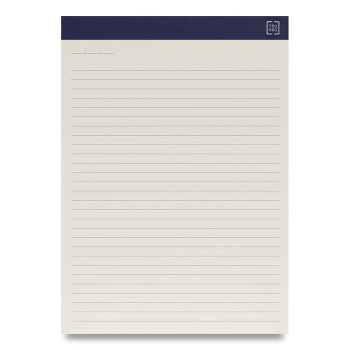 Notepads, Wide/Legal Rule, (50) Ivory 8.5 x 11 Sheets, 12/Pack