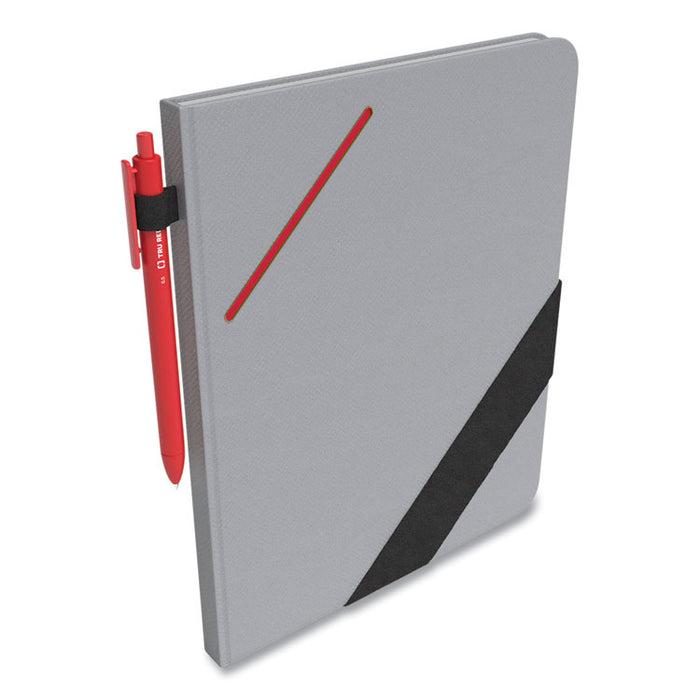 Large Starter Journal, 1-Subject, Narrow Rule, Gray Cover, (192) 10 x 8 Sheets