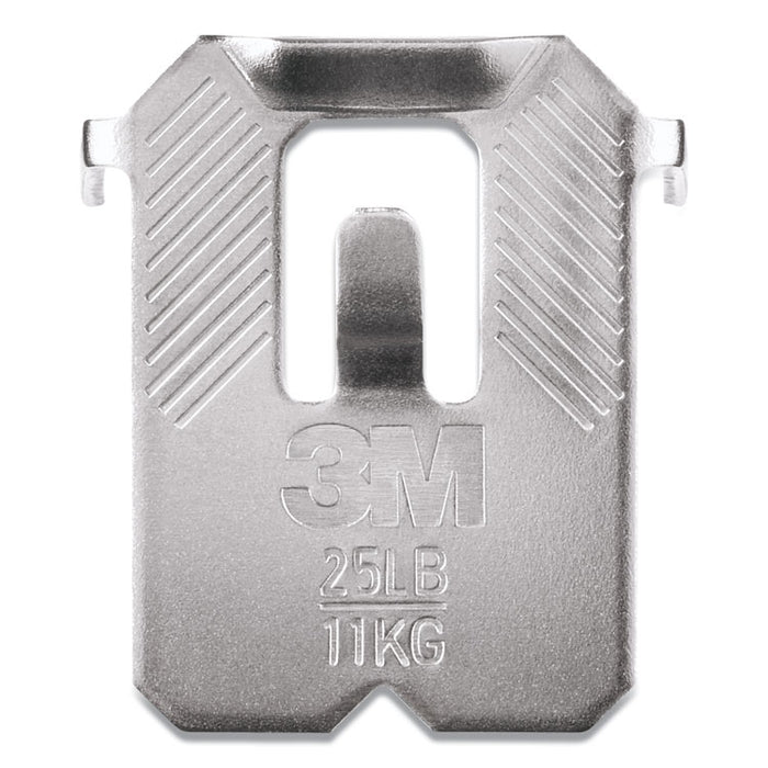 Claw Drywall Picture Hanger, Stainless Steel, 25 lb Capacity, 4 Hooks and 4 Spot Markers,