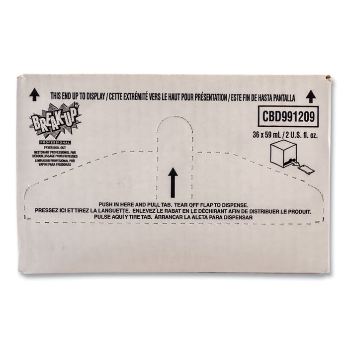 Fryer Boil-Out, Ready to Use, 2 oz Packet, 36/Carton