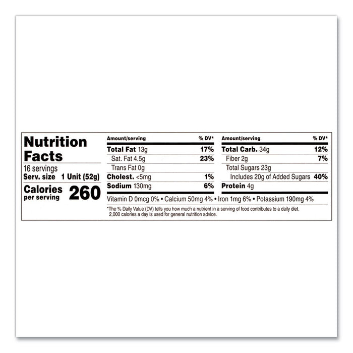 Hazelnut Spread and Breadsticks, 1.8 oz Single-Serve Tub, 16/Pack