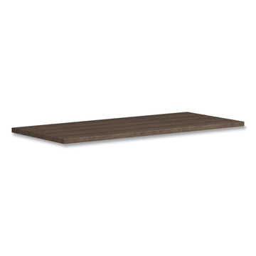 Coze Writing Desk Worksurface, Rectangular, 54" x 24", Florence Walnut