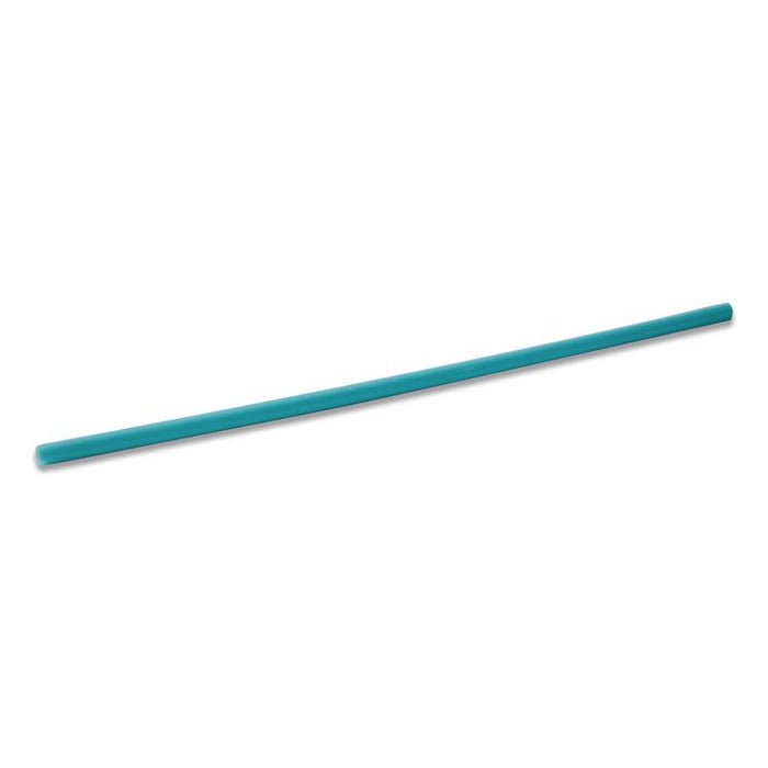 Marine Biodegradable Straws, 8.5", PHA, Ocean Blue, Wrapped, 300/BX, 4 Boxes/Carton