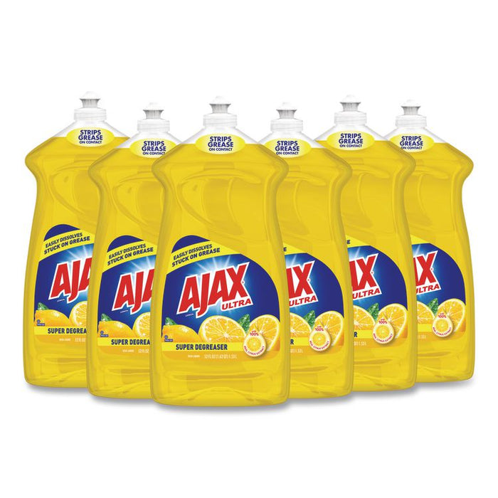 Dish Detergent, Lemon Scent, 52 oz Bottle, 6/Carton