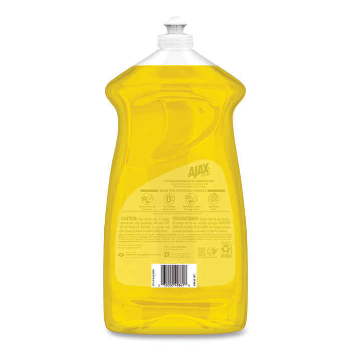 Dish Detergent, Lemon Scent, 52 oz Bottle, 6/Carton