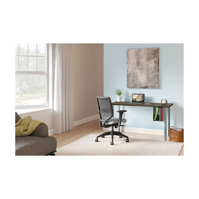 Coze Writing Desk Worksurface, Rectangular, 48" x 24", Florence Walnut