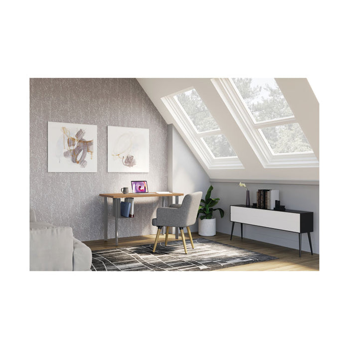 Coze Writing Desk Worksurface, Rectangular, 48" x 24", Natural Recon