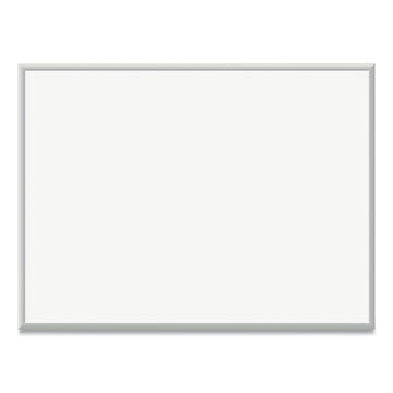 Magnetic Dry Erase Board with Aluminum Frame, 48" x 36" (Actual Size: 47" x 35"), White Surface, Satin Aluminum Frame