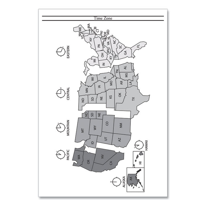 Recycled Weekly Appointment Book Ruled without Appointment Times, 8.75 x 6.88, Black Cover, 12-Month (Jan to Dec): 2026