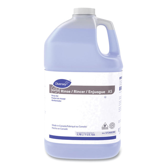 Suma Klear Rinse Aid Economy, Liquid, 1 gal Container, 4/Carton