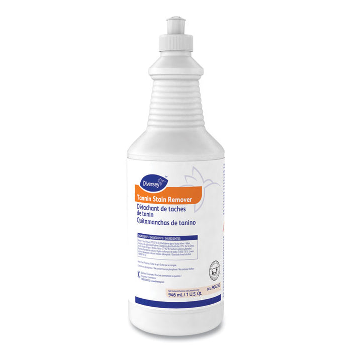 Tannin Stain Remover, 32 oz Bottle, 6/Carton