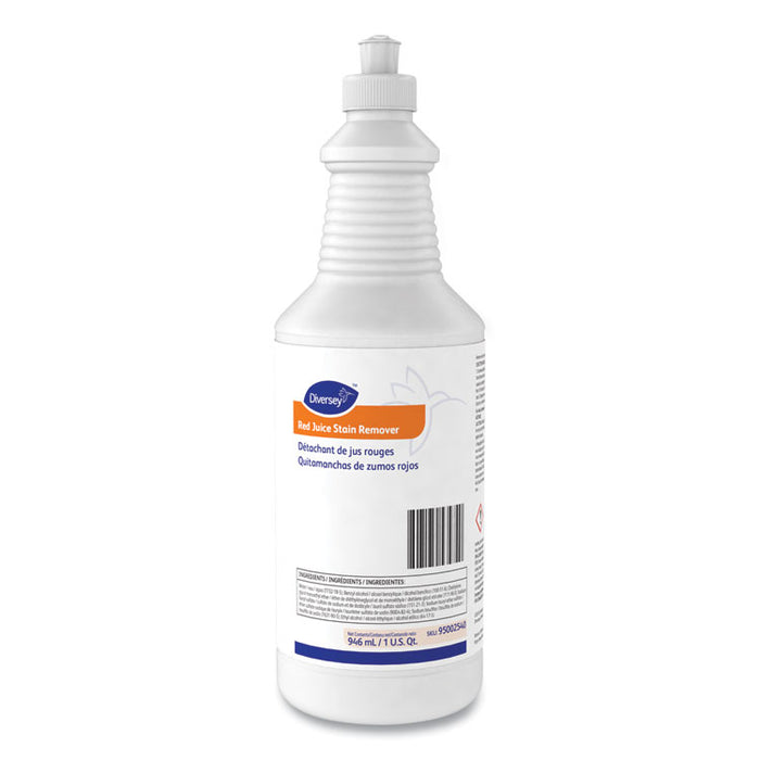 Red Juice Stain Remover, Unscented, 32 oz Bottle, 6 Bottles/Carton