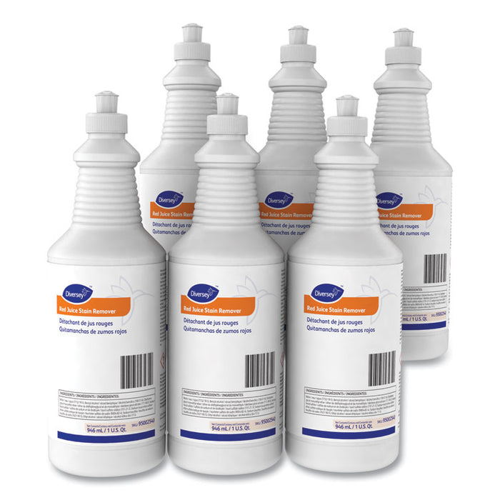 Red Juice Stain Remover, Unscented, 32 oz Bottle, 6 Bottles/Carton