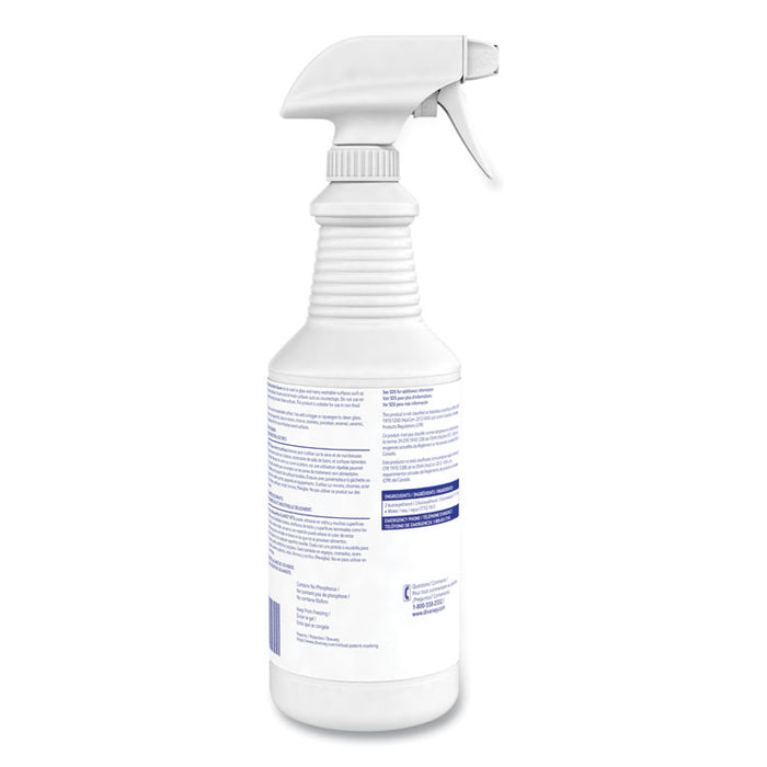 Glance Glass and Multi-Surface Cleaner, 12 Capped 32 oz Bottles and One Trigger Sprayer, 12/Carton