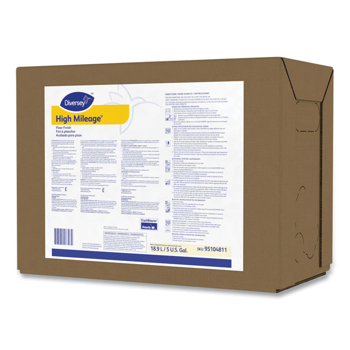 High Mileage UHS Floor Finish, Liquid, 5 gal Envirobox
