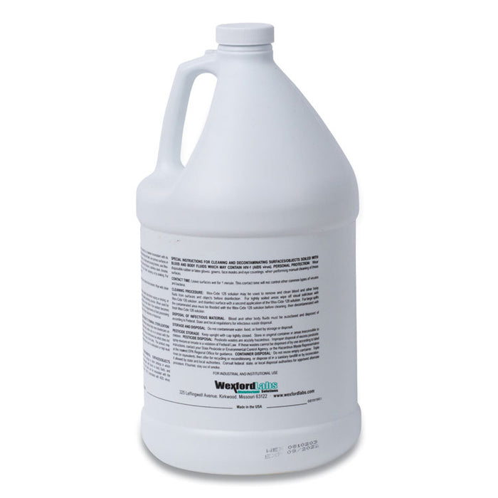 Wex-Cide Concentrated Disinfecting Cleaner, Nectar Scent, 128 oz Bottle