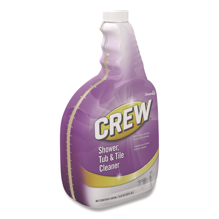 Crew Shower, Tub and Tile Cleaner, Fresh Clean Scent, Liquid, 32 oz Bottle
