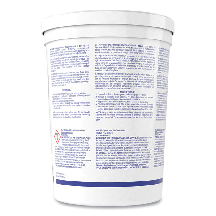 Floor Conditioner/Odor Counteractant, Powder, 0.5 oz Packet, 90/Tub, 2/Carton