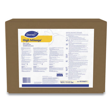 High Mileage UHS Floor Finish, Liquid, 5 gal Envirobox