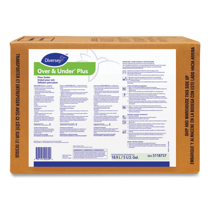 Over and Under Floor Sealer, Liquid, 5 gal Envirobox