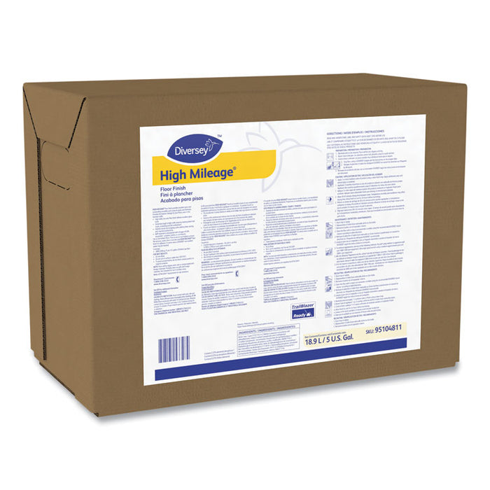 High Mileage UHS Floor Finish, Liquid, 5 gal Envirobox