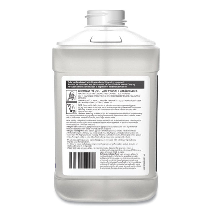 Extraction Cleaner, Floral Fresh Scent, 84.5 oz Bottle, 2/Carton