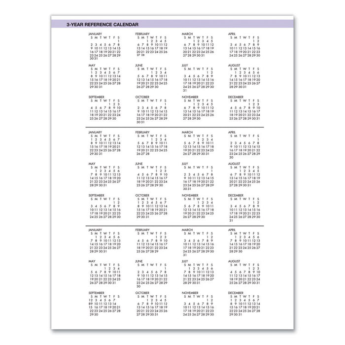 Recycled Wild Flower Weekly/Monthly Planner, Wild Flowers Artwork, 9 x 7, Gray/White/Purple Cover, 12-Month (Jan-Dec): 2026