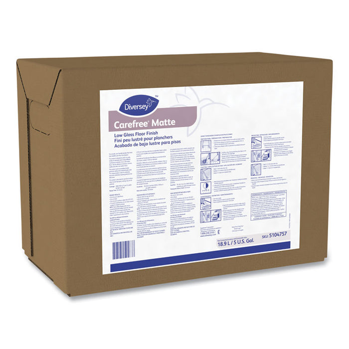 Carefree Matte Floor Finish, Liquid, 5 gal Envirobox