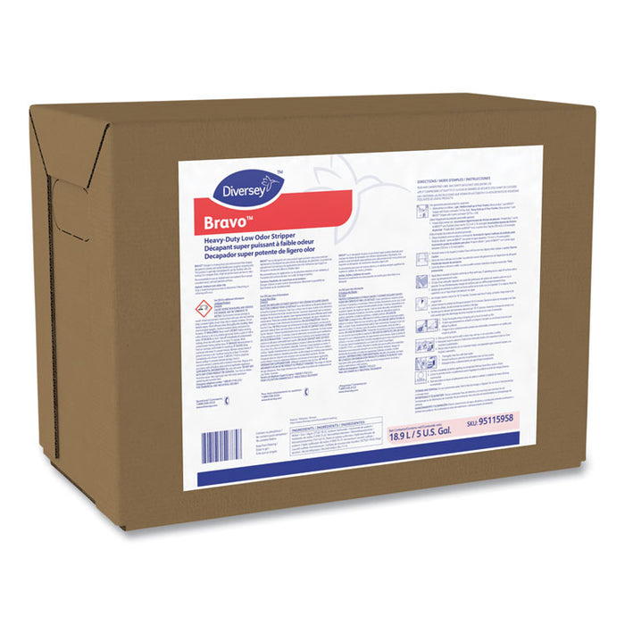 Bravo Heavy-Duty Low Odor Floor Stripper, 5 gal Box