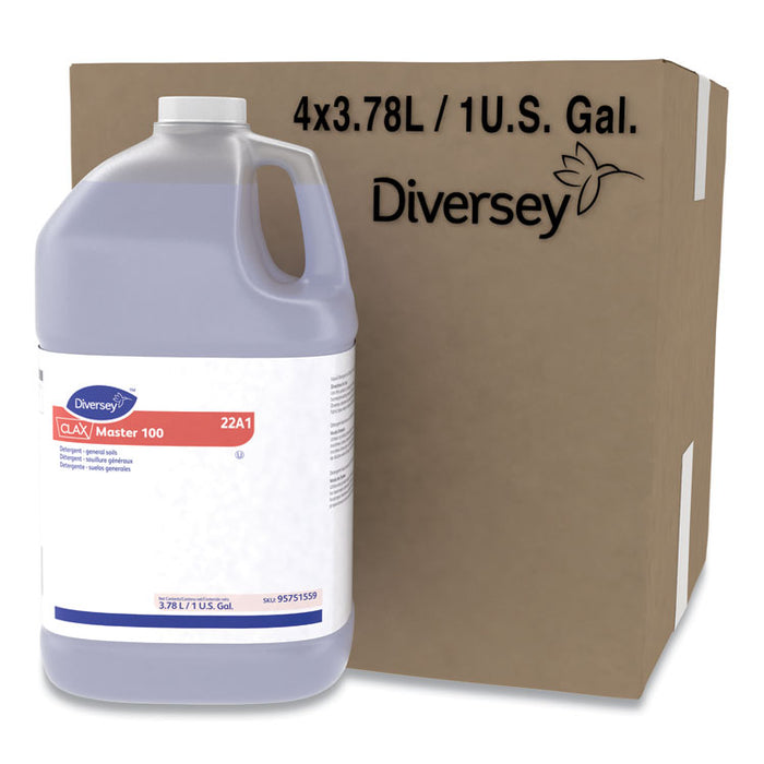 Clax Master 100, Liquid, Unscented 1 gal Container, 4/Carton