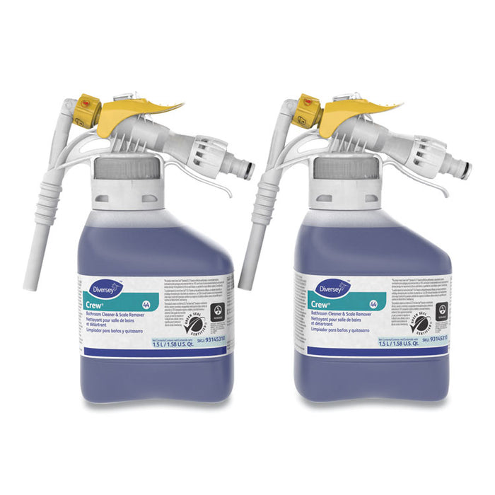 Crew Bathroom Cleaner and Scale Remover, Liquid, 50.7 oz. Bottle, 2/Carton