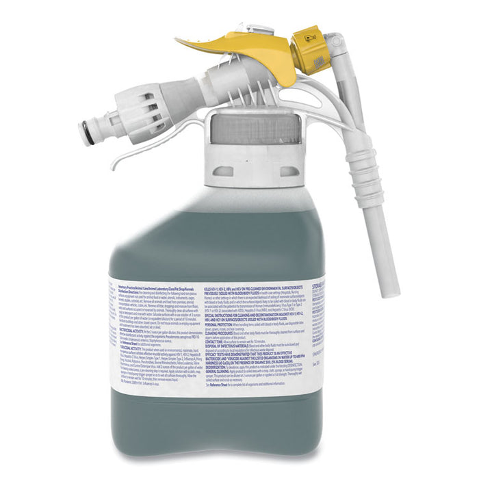 Crew Restroom Floor/Surface Non-Acid Disinfectant Cleaner, Fresh Scent, 50.7 oz Bottle, 2/Carton