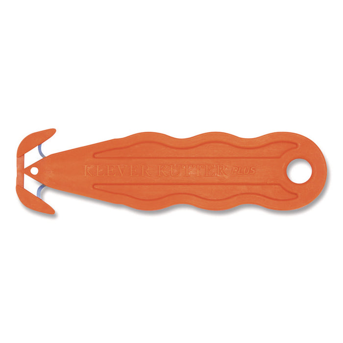Kurve Blade Plus Safety Cutter, 5.75" Plastic Handle, Orange, 10/Box
