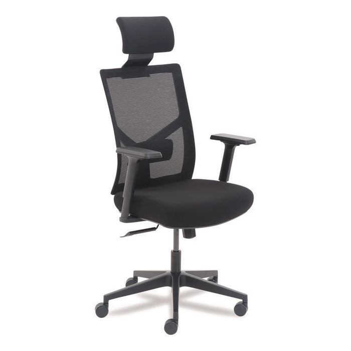 Mesh Back Molded Foam Task Chair, Supports Up to 275 lb, Black Seat/Back
