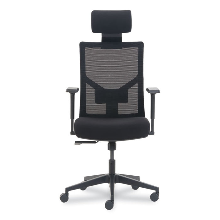 Mesh Back Molded Foam Task Chair, Supports Up to 275 lb, Black Seat/Back