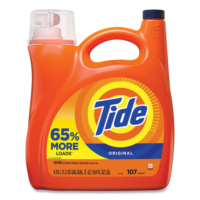 HE Laundry Detergent, Original Scent, 107 Loads, 154 oz Pump Bottle