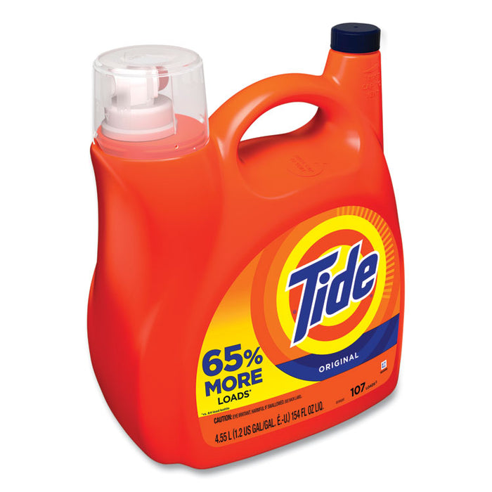 HE Laundry Detergent, Original Scent, 107 Loads, 154 oz Pump Bottle