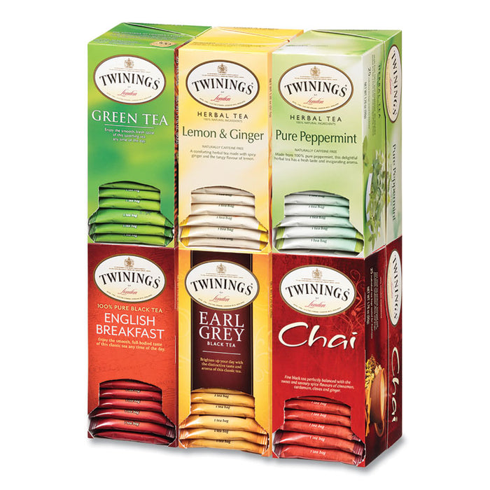 Tea Bags, Assorted, 25/Box