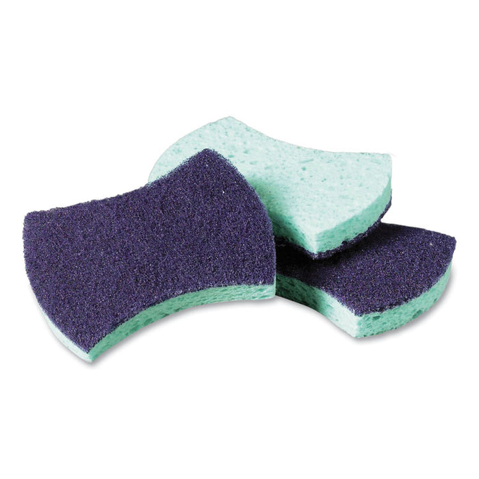 Power Sponge, 2.8 x 4.5, 0.6" Thick,  Blue/Teal, 20/Carton