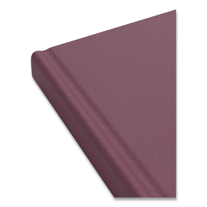 Hardcover Business Journal, 1-Subject, Narrow Rule, Purple Cover, (96) 8 x 5.5 Sheets
