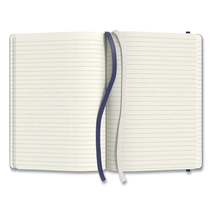 Hardcover Business Journal, 1-Subject, Narrow Rule, Blue Cover, (96) 8 x 5.5 Sheets