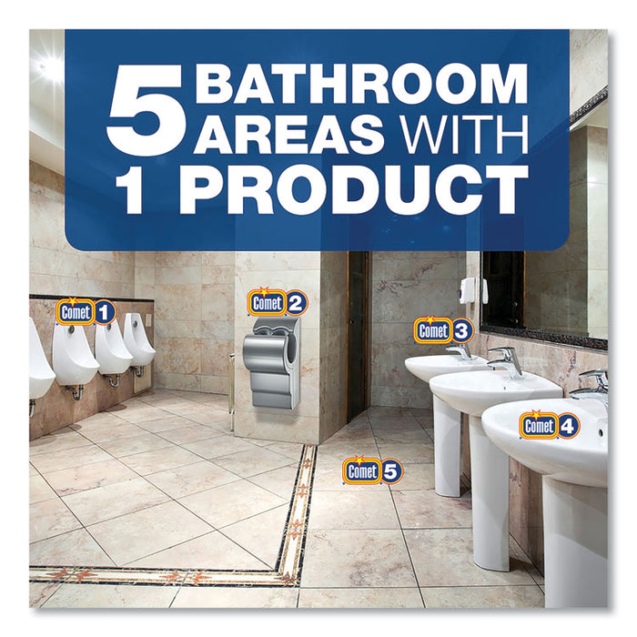 Disinfecting-Sanitizing Bathroom Cleaner, Citrus Scent, 1 gal Bottle, 3/Carton