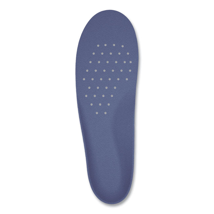 Pain Relief Extra Support Orthotic Insoles, Women, Women's Sizes 6 to 11, Gray/Blue/Orange/Yellow, Pair