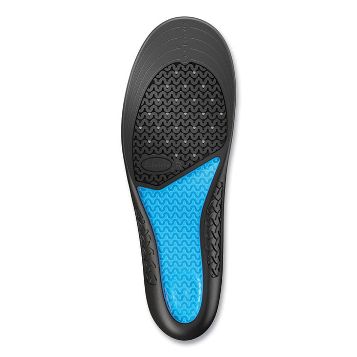 Comfort and Energy Work Massaging Gel Insoles, Women, Women's Sizes 6 to 11, Black/Blue, Pair