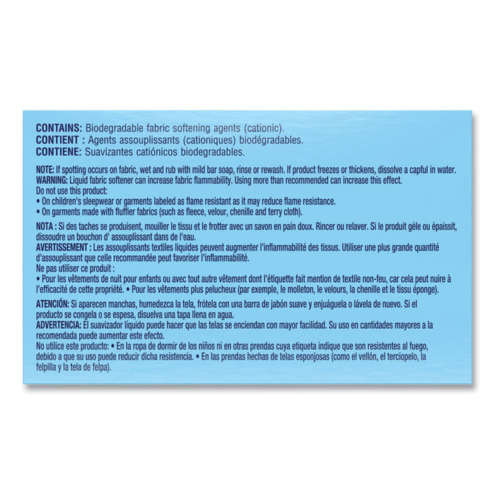Coin Vend Liquid Fabric Softener, Single-Use Packet, April Fresh Scent, 156/Carton