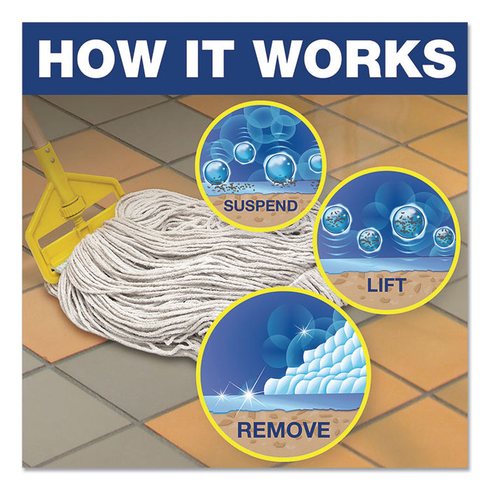 Finished Floor Cleaner, Lemon Scent, Liquid, 1 gal Bottle, 3/Carton
