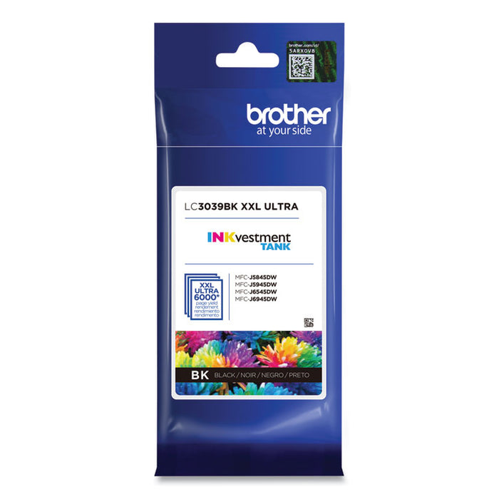 LC3039BK INKvestment Ultra High-Yield Ink, 6,000 Page-Yield, Black