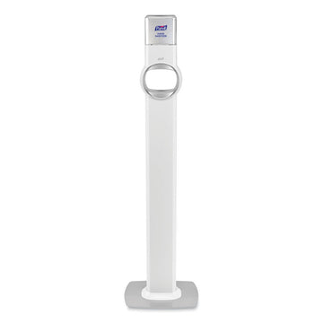 FS8 Floor Stand Dispenser with Energy-on-the-Refill and SMARTLINK Capability, 12.75 x 11.25 x 39, White