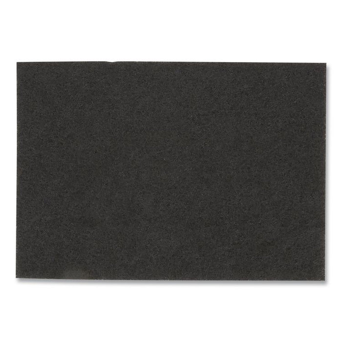 Low-Speed Stripper Floor Pad 7200, 20 x 14, Black, 10/Carton